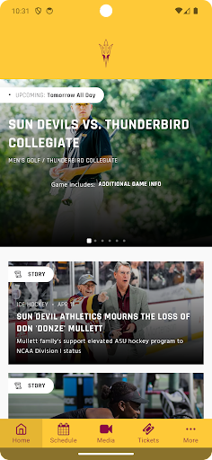 Screenshot Sun Devil Athletics Gameday