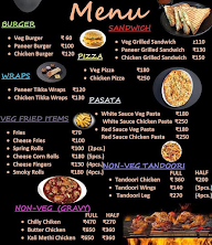 D King’s Grill menu 1