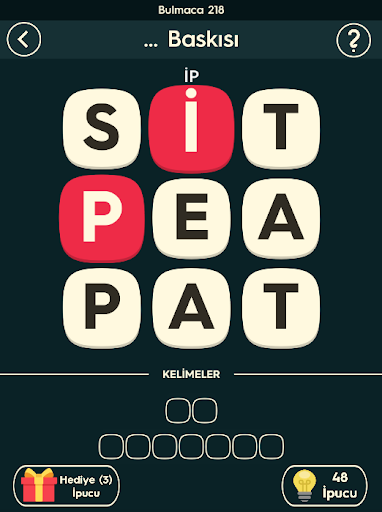 Bi Kelime - Kelime Bulmaca Oyunu