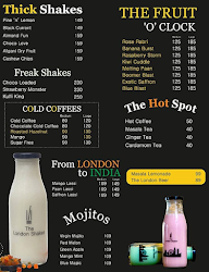 The London Shakes menu 3