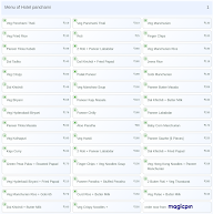 Hotel panchami menu 1