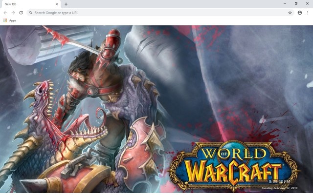 World of Warcraft New Tab