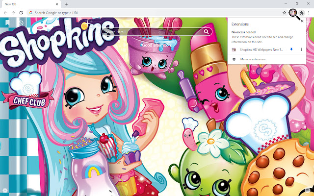 Shopkins HD Wallpapers New Tab