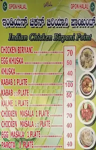 Indian Chicken Biryani Point menu 1