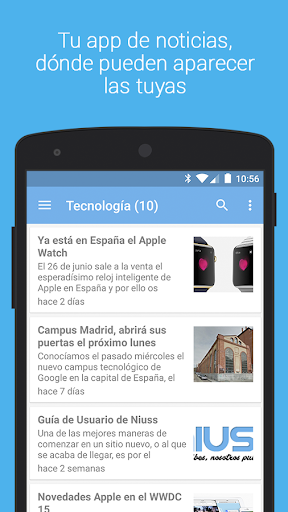 niuss - Leer y enviar noticias