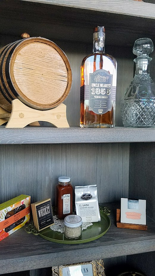 Uncle Nearest Whiskey, collaborations into other products varying from tea, smoked salt, hot sauce, chocolates and candy and more