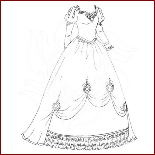 drawing dress designs