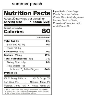 Skratch Labs Sport Hydration Drink Mix - Peach 20-Serving Resealable Pouch alternate image 0