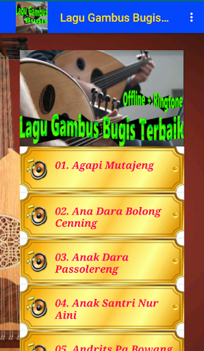 Lagu Gambus Bugis Terbaik  Offline  Ringtone