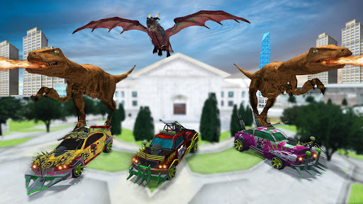 Code Triche Dinosaur Hunter City Attack Destruction Simulator APK MOD screenshots 4