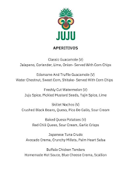 Juju Bar menu 1