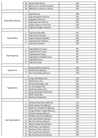 Basket Chinese menu 2