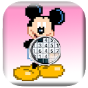 App herunterladen Color by number Mickey Mouse Pixel art Installieren Sie Neueste APK Downloader