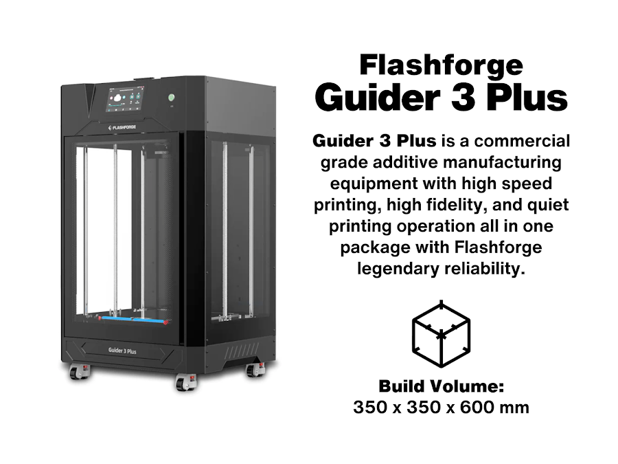 FlashForge Guider 3 Plus 3D Printer