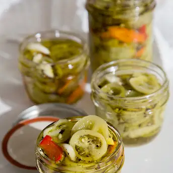 Pickled Green Tomatoes: Don't Knock It 'Til You Try It! Fast & Easy!