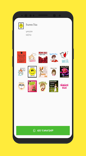 Pegatinas Buenos días tardes noches-WAStickerApps