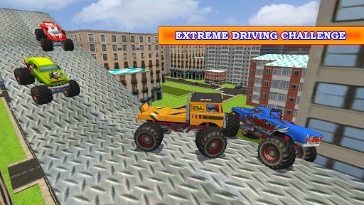 Real Monster Truck Stunt Racing Driving