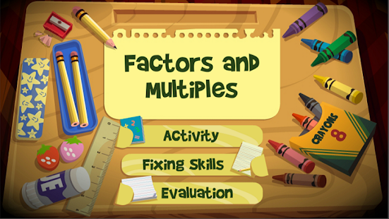 Factors and Multiples - náhled