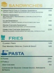 The Waverly Express menu 4