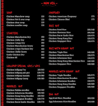 Chop-Sticks menu 1