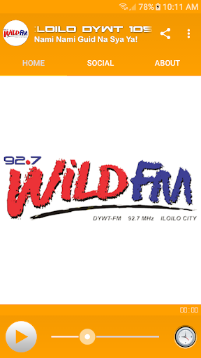 Screenshot Wild FM Iloilo 105.9 MHz