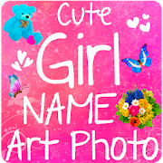 Cute Girl Name on Photo Quotes  Icon