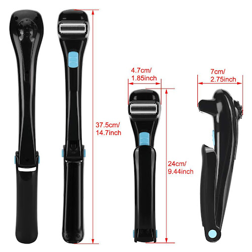 Title 1, Back Electric Shaver With Foldable Long Handle ...