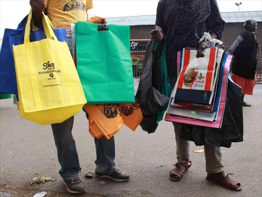 Hawkers on the streets of Nairobi.