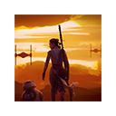 Star Wars VII: The Force Awakens - Rey & BB-8 Chrome extension download