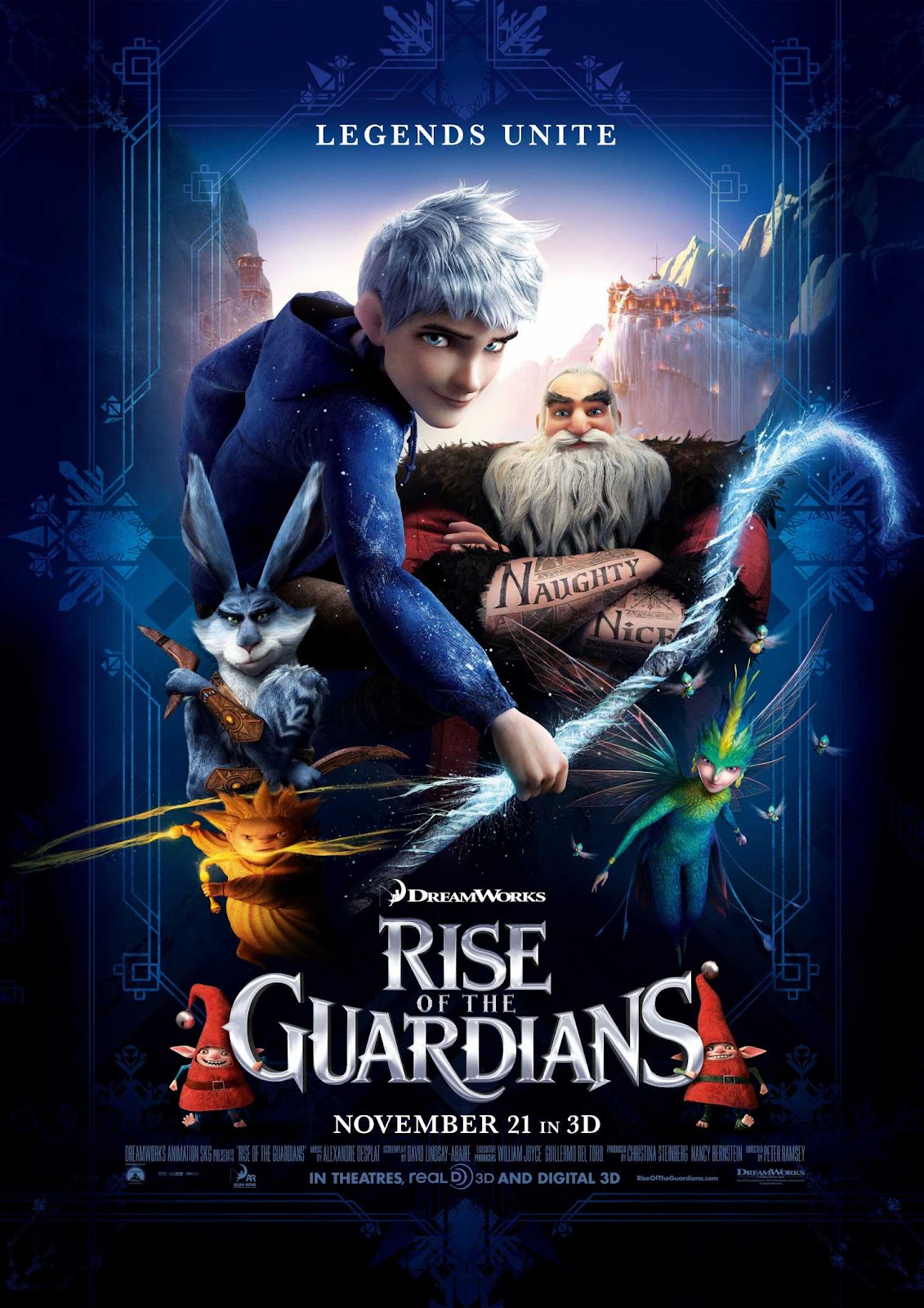 Rise of the Guardians poster (From:IMDB.com).