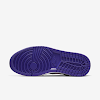 air jordan 1 low court purple / black / white