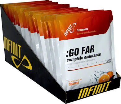 Infinit Nutrition Go Far Energy Drink Mix: Orange 20 Single Serving Packets alternate image 0