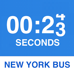 NYC Bus SECONDS logo