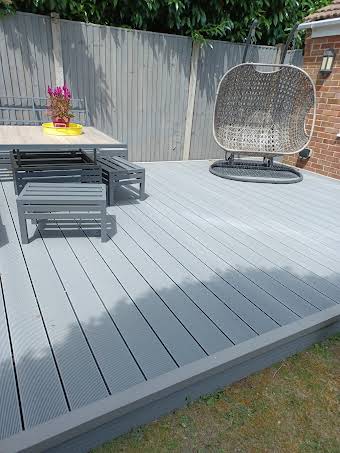  Decking area Composite and Timber. album cover