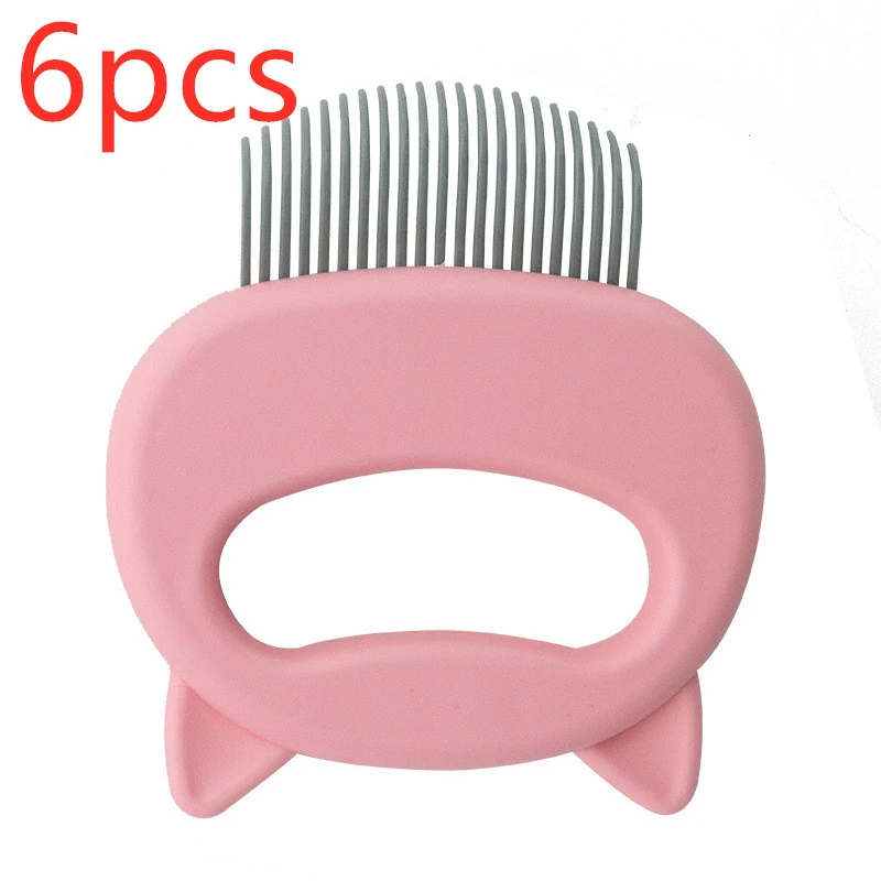 Pet Hair Removal Massaging Shell Comb Gently massages and removes loose pet hair. Promotes a healthy, shiny coat for you