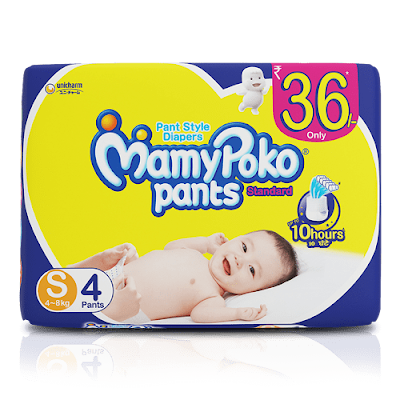 Mamypoko Pants Standard Pant Style Diapers - 4 pcs