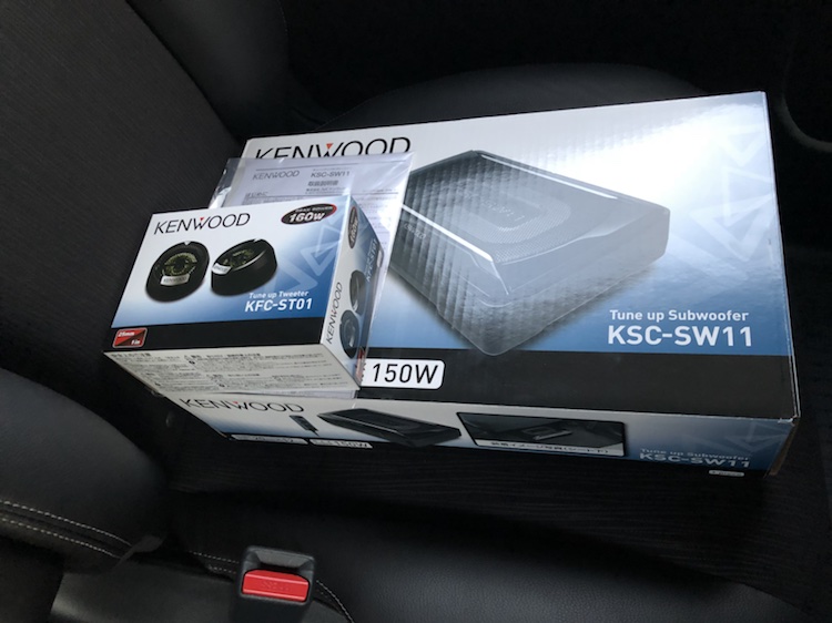 フリードの洗車・ツィーター取付・サブウーファー取付・KENWOOD・FREEDに関するカスタム事例の投稿画像3枚目