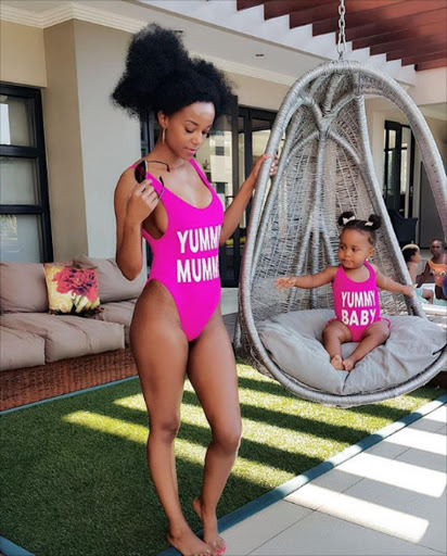 Nonhle Ndala and baby