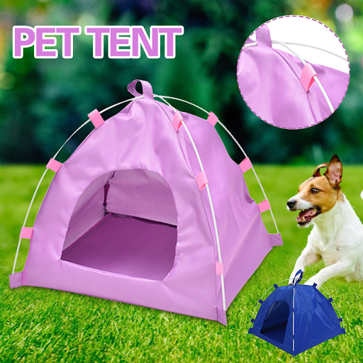 Portable Folding Dog House Pet Cage Cat Carrier Tent Playpen Puppy Kennel Breathable Easy Operation Outdoor Removable Fe