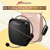 [Chính Hãng] Máy Trợ Giảng Shidu Sd - S615 Không Dây Sóng Uhf, Có Dây, Âm Lượng Lớn 10W, Bảo Hành 12 Tháng