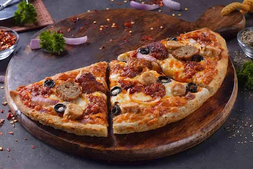 Chicken Maximus Semizza (Half Pizza)(Serves 1)