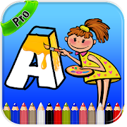 ABC Coloring Page for Kids Pro