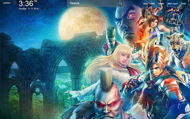 Tekken Game Wallpapers Theme New Tab