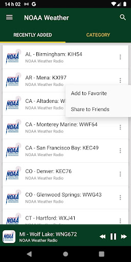 NOAA Weather Radio Stations ??