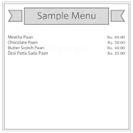 Shankar Pan Shop menu 2