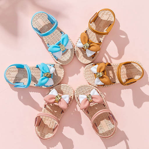 Title 6, Girls Summer Fashion Beach Soft Sole Sandals of...