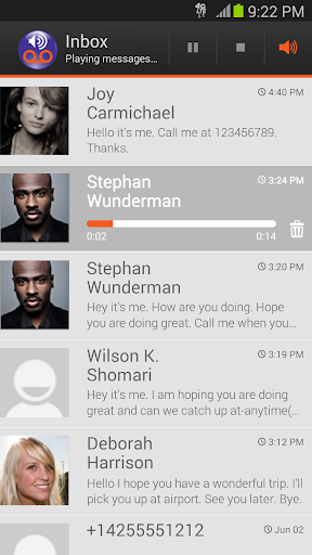 Screenshot Visual Voicemail by MetroPCS