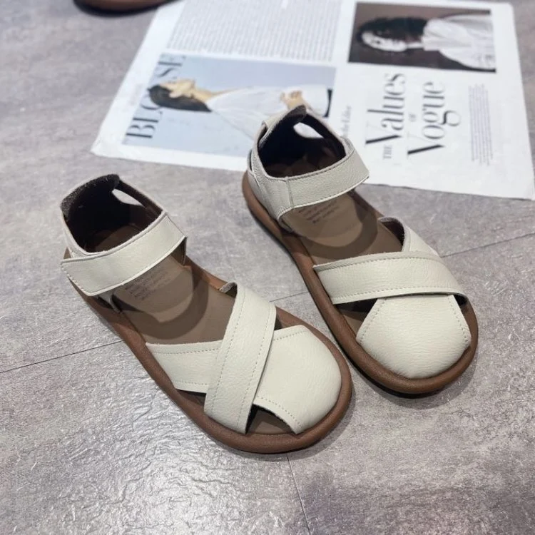 Title 5, Creatieve kleine leren damesschoenen in Romeins...