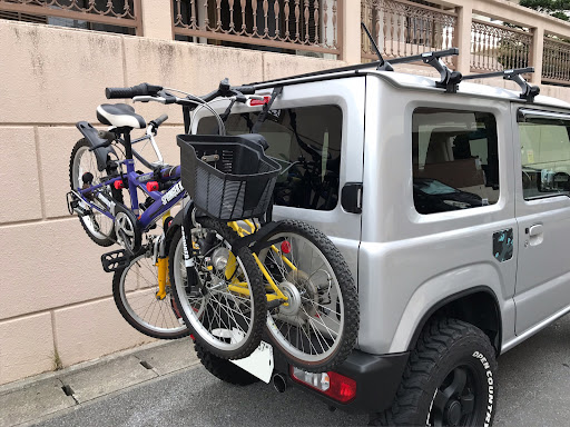 ジムニー　サイクルキャリア ジムニーに自転車を積んで出かけよう！【サイクルキャリア編