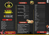 Hungry Habibi menu 1